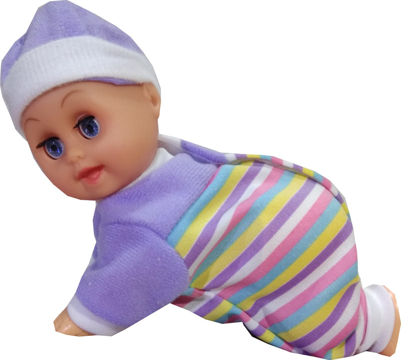 lifestylesection Cute and Clever Crawling Baby with Music, Crawling, Laugh & Say Daddy Mama(multicolor)(Multicolor)