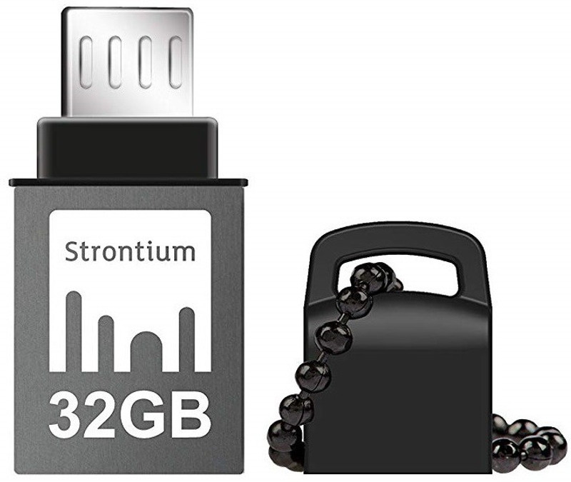 Strontium OTG USB 3.1 150MB/s 32 GB Pen Drive(Black)