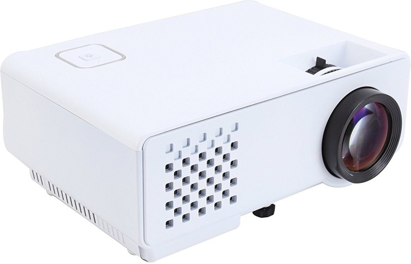 Rigal RD-810 LED with HDMI,VGA,AV, USB White Projector(White)