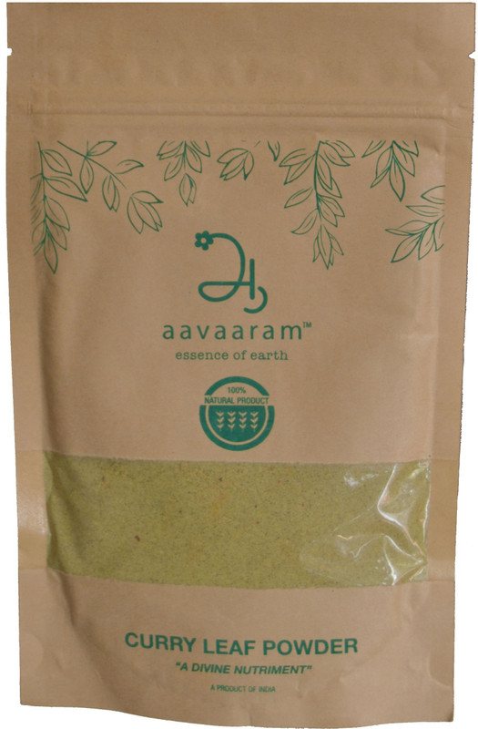 Aavaaram Curry Leaf Powder - A Natural Divine Nutriment (Sun dried and Stemless) 100 g