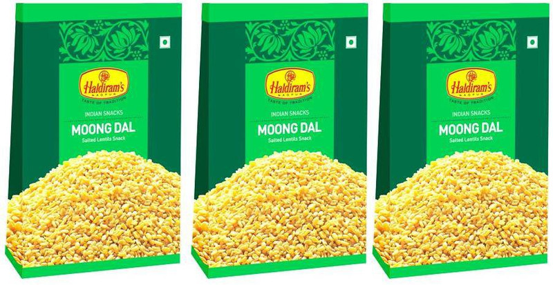 Haldiram's Moong Dal(Pack of 3, 3 x 200, 600 g)
