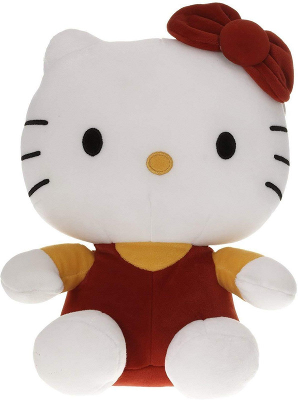 shah brothers enterprises Plush Hello Kitty Birthday Gift /Loveable Soft Stuffed (Red)  - 30 cm(Red)
