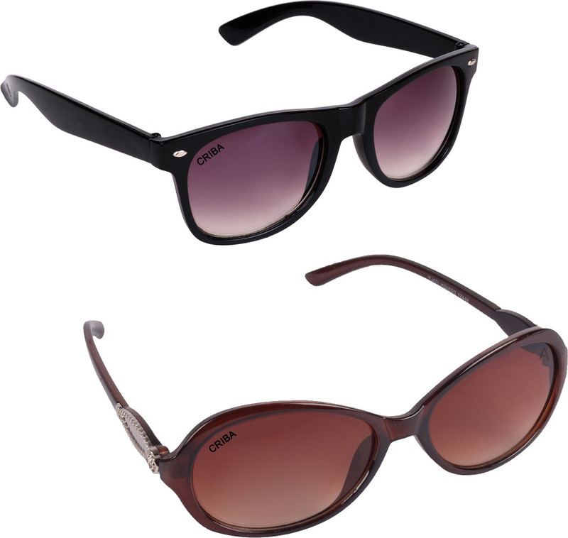 Criba Cat-eye, Wayfarer Sunglasses(Brown) Criba Cat-eye, Wayfarer Sunglasses(Brown)