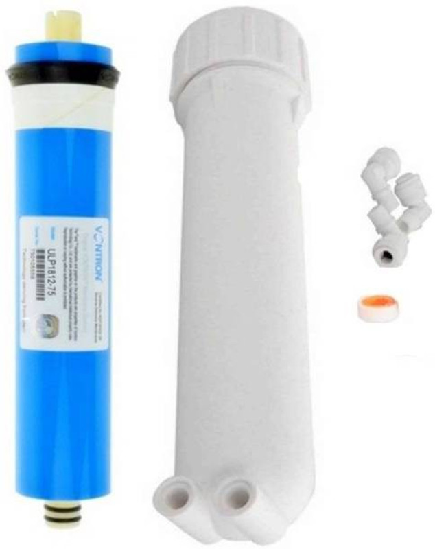 CAPITAL VONTRON 80 GPD MEMBRANE WITH MEMBRANE HOUSING Solid Filter Cartridge(5, Pack of 2)
