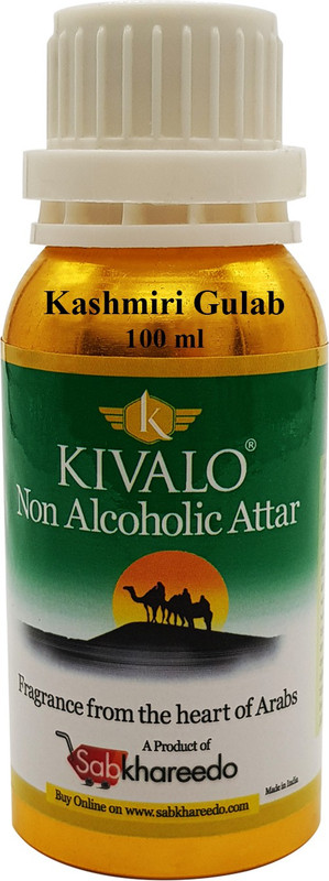 Kivalo Ⓡ Kashmiri Gulab Fragrance Gold Series 100 ml Pure Attar Floral Attar(Floral)