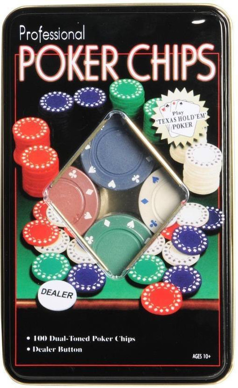 SERVEUTTAM 100 Chips Professional Poker Set(Multocolor)