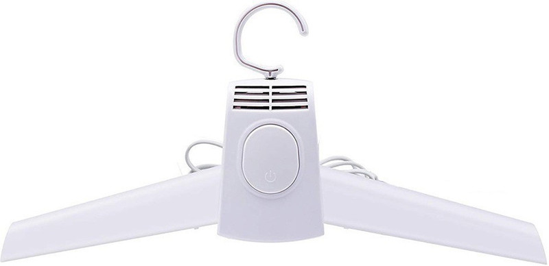 Marshland Mini Portable Electric Clothes Dryer fan Hanger with Disinfection on cloth and Smart Shoes Dryer Heater Great for Travel, Hotel, Business Tour and Home (White) Electric Cloth Dryer(White)
