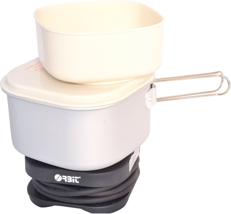 Orbit Electric Travel Cooker(1.5 L, Silver, Black)