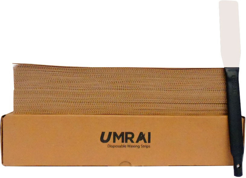 umrai Wax Applicator & Brown Waxing Strips(90 Strips)