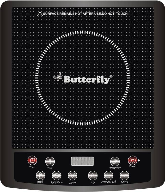 Butterfly JET HOB Induction Cooktop(Black, Touch Panel)