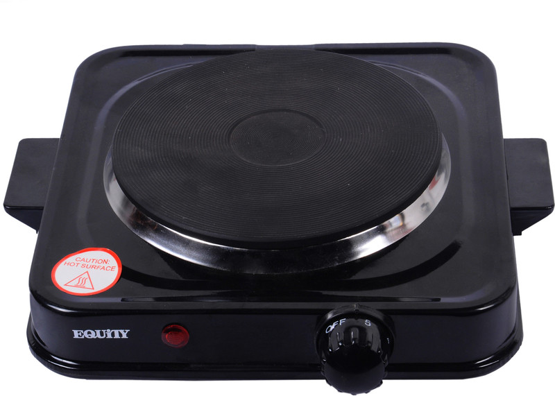 Equity Electric Hot Plate Radiant Cooktop(Black, Jog Dial)