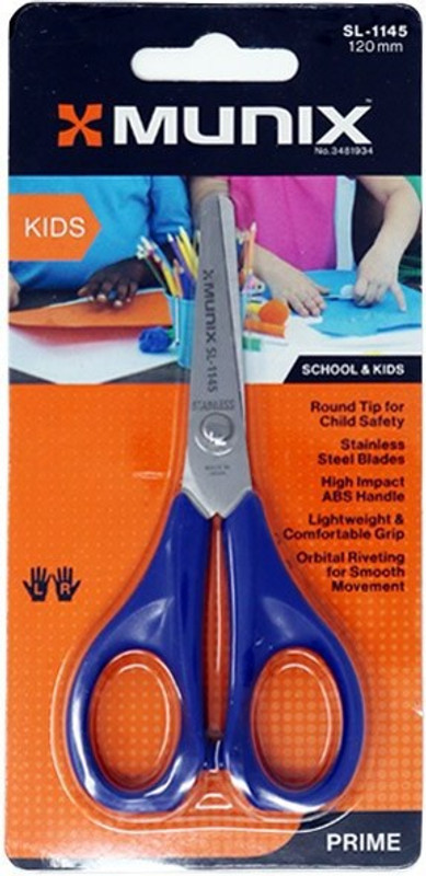 munix SL 1143 Scissors(Set of 3, Multicolor)