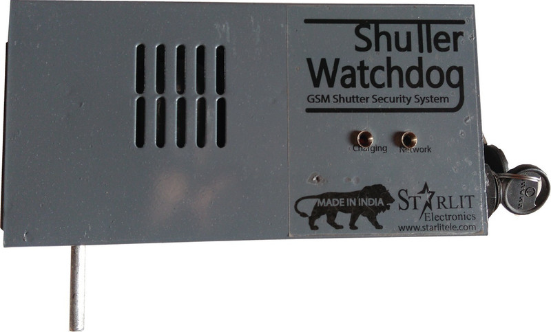 starlit electronics SHUTTER WATCHDOG GSM Shutter Security System GSM Shutter Security System 5 NUMBER CALLING & SMS SHUTTER WATCHDOG(GERY)