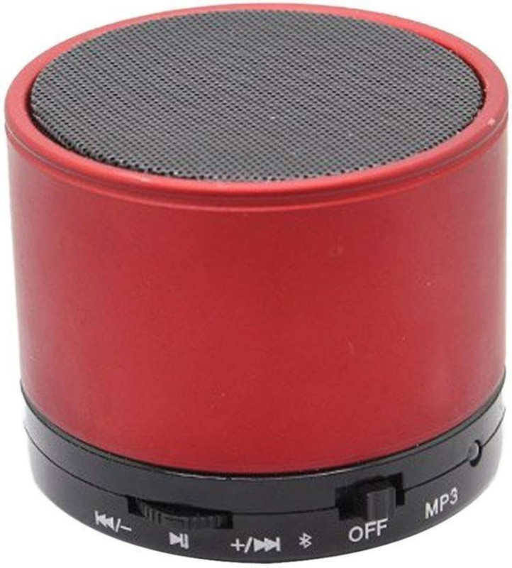 hoatzin Mini S10 Wireless Bluetooth With High Quality Sound Bluetooth Speaker-038 3 W Bluetooth  Speaker(Red, 2.1 Channel)