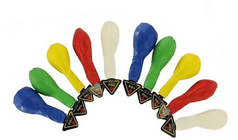 mra fashion Solid Led Light Balloon Multicolor 20 pcs Balloon (Multicolor, Pack of 20) Bubble Balloon(Multicolor, Pack of 20)