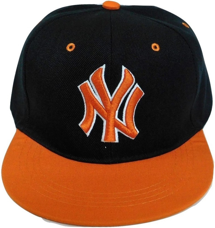 sylan NY Cool Looks Orange Cotton Stylish Baseball Cap