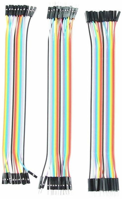 dangi e shop des 60 pieces Jumper Wires for breadboard Educational Electronic Hobby Kit