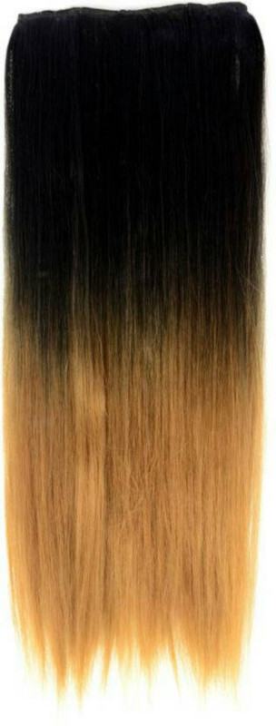 nirmam Black Gold Heighted at bottom Straight Hair Extension