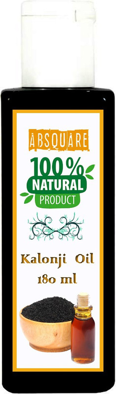 absquare Pure Kalonji Hair Oil 180 ml ( 100% Natural & Pure Black Seed Hair Oil) hair oil Hair Oil(180 ml)