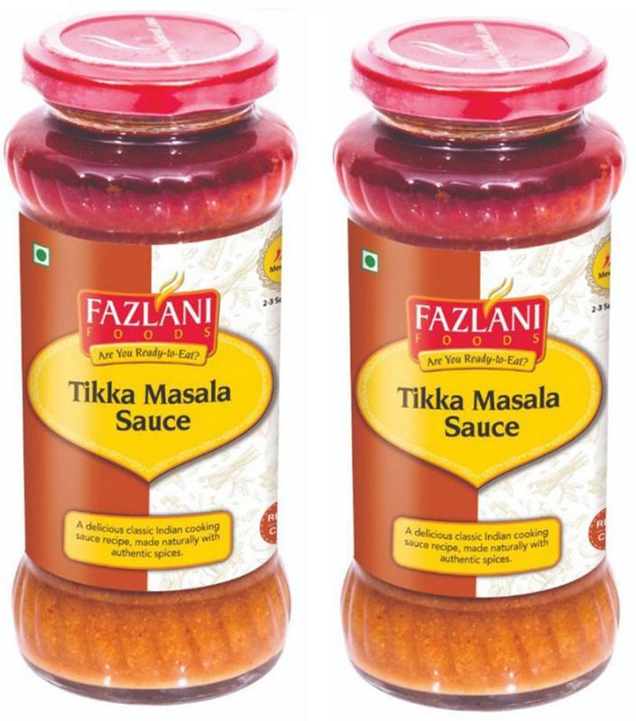 Fazlani Foods Ready To Eat Pack of 2 Tikka Masala Sauce(285 g)
