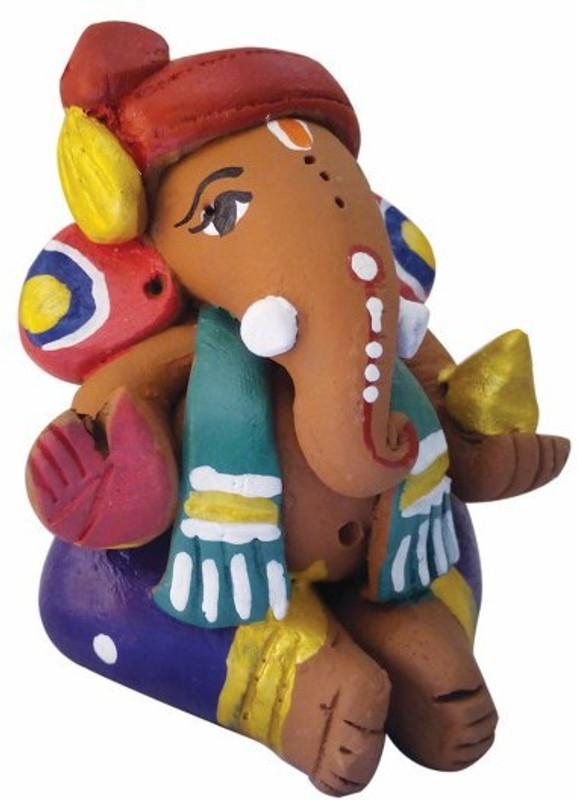 terracotta Decorative Showpiece  -  5 cm(Terracotta, Multicolor)