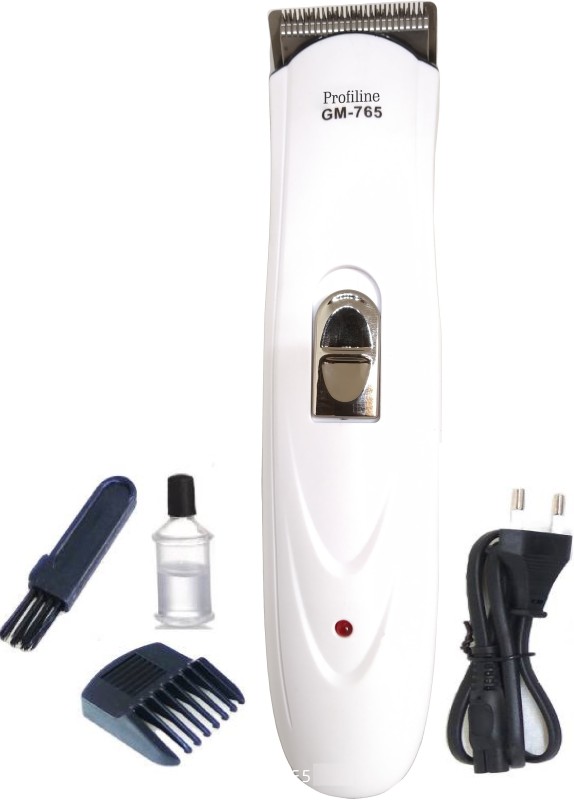 Profiline Gm-765 Rechargeable Professional Shaver Clipper for Men Runtime: 45 Trimmer for Men(White)