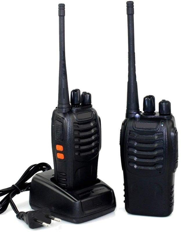 Mobone 2 Pcs Walkie-Talkie Vhf/UHF FM Transceiver Portable Two-Way Radio Walkie Talkie(Black) Mobone 2 Pcs Walkie-Talkie Vhf/UHF FM Transceiver Portable Two-Way Radio Walkie Talkie(Black)