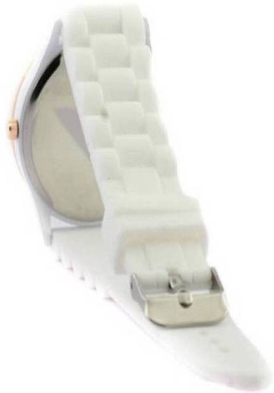 snapcrowd SCGENEVAWHITE Diamond Studded Party Wear Stylish POPULAR LATEST NEWEST Designer Series Watch Smart Analog Watch  - For Women