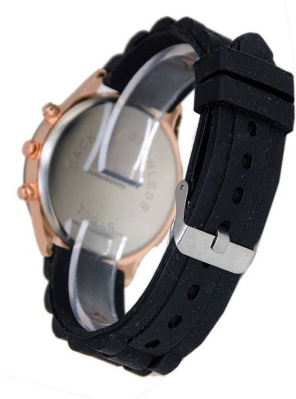 snapcrowd SCGENEVABLACK Diamond Studded Party Wear Stylish POPULAR LATEST NEWEST Designer Series Watch Smart Analog Watch  - For Men & Women