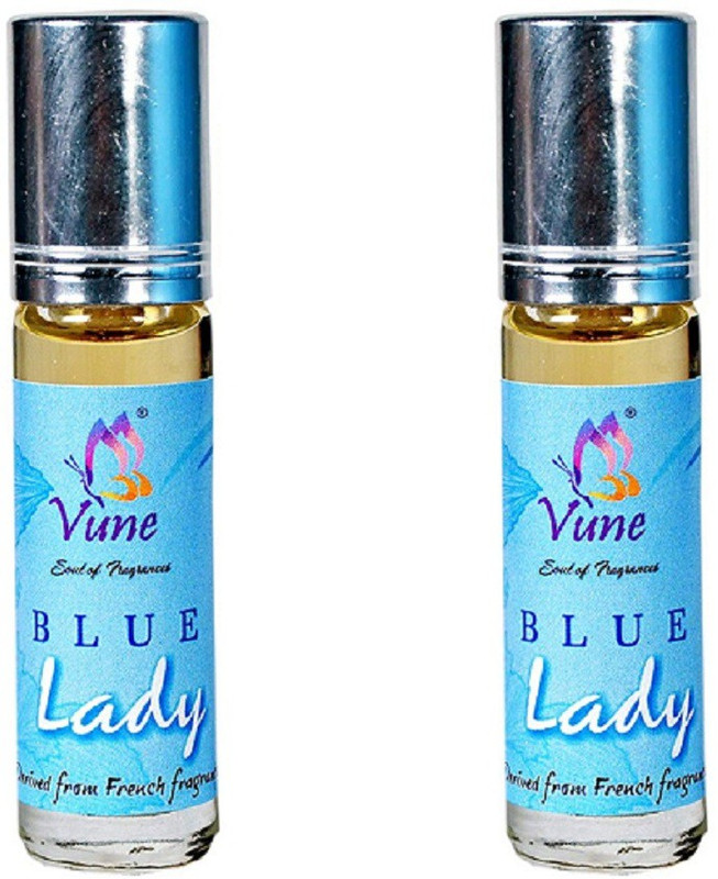 Vune Blue lady 6 ml ( pack of 2) Floral Attar(Woody) Vune Blue lady 6 ml ( pack of 2) Floral Attar(Woody)