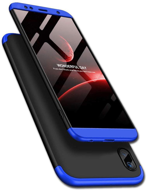 backlund Back Cover for 360 Degree Anti Slip Super Slim Back Cover Case for Asus Zenfone Max Pro M1(Blue, Hard Case)