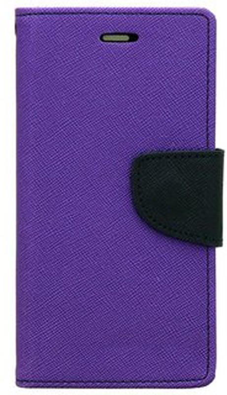 Shopsji Flip Cover for Original Purple Mercury Flip Cover, Wallet Case for Samsung Galaxy Alpha SM-G850(Purple, Waterproof)
