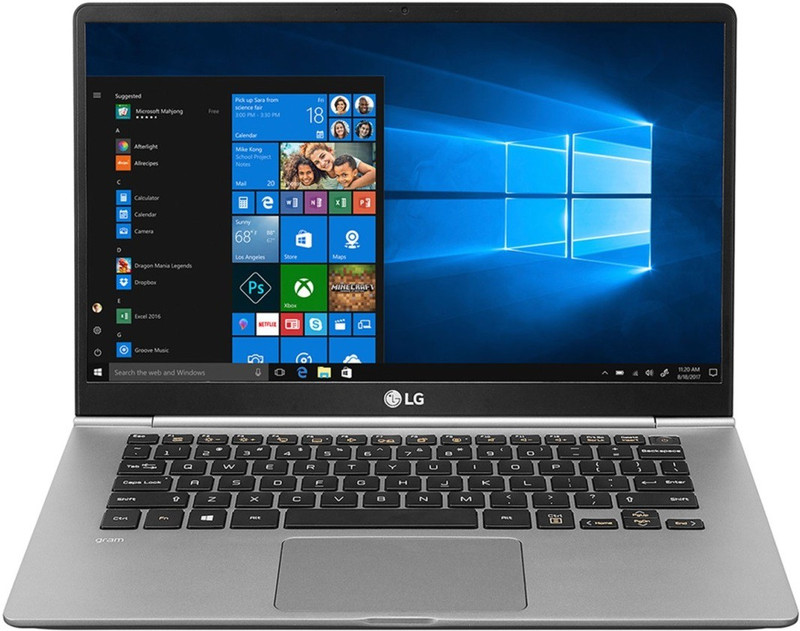 LG Gram Core i5 8th Gen - (8 GB/256 GB SSD/Windows 10 Home) 14Z980 Laptop(14 inch, Dark SIlver) LG Gram Core i5 8th Gen - (8 GB/256 GB SSD/Windows 10 Home) 14Z980 Laptop(14 inch, Dark SIlver)