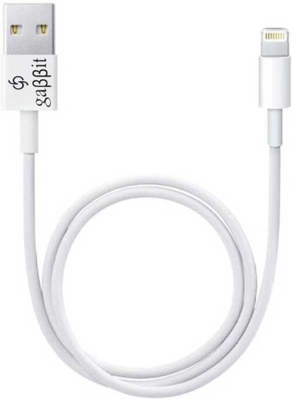 gabbit 5,5s,5c,6,6s-White 1 mtr 1.2 m Micro USB Cable(Compatible with All Smartphones, Tablets and MP3 player, White, Sync and Charge Cable)