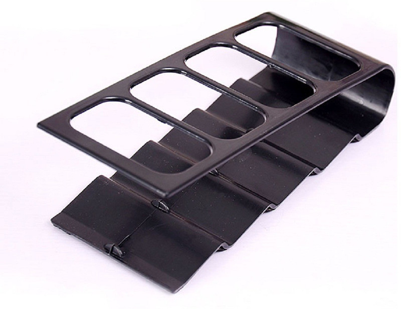 cbsp 4 Compartments plastic remote holder(Black)