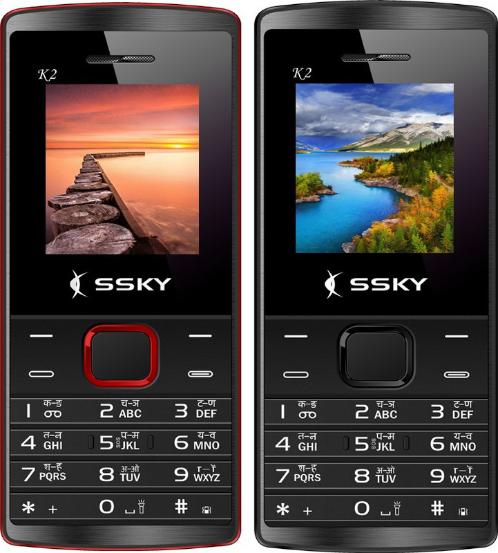 Ssky K2 Combo of Two Mobiles(Red&Black) Ssky K2 Combo of Two Mobiles(Red&Black)