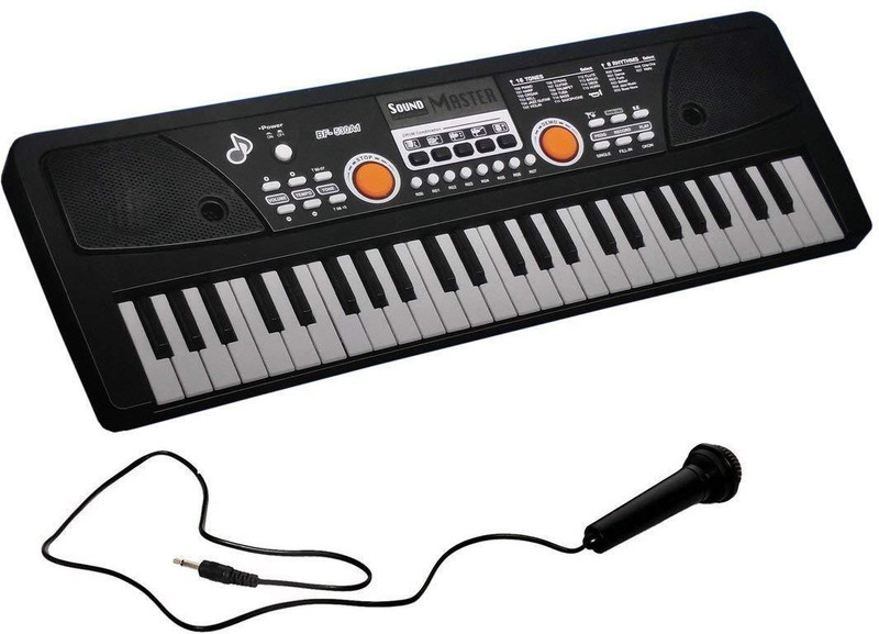dmpl fastdeal Best Musical Kids Electronic Keyboard Bigfun Piano W/ Microphone (530A1)(Black)