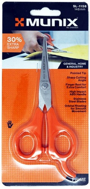 munix SWL-1158 Scissors(Set of 2, Multicolor)
