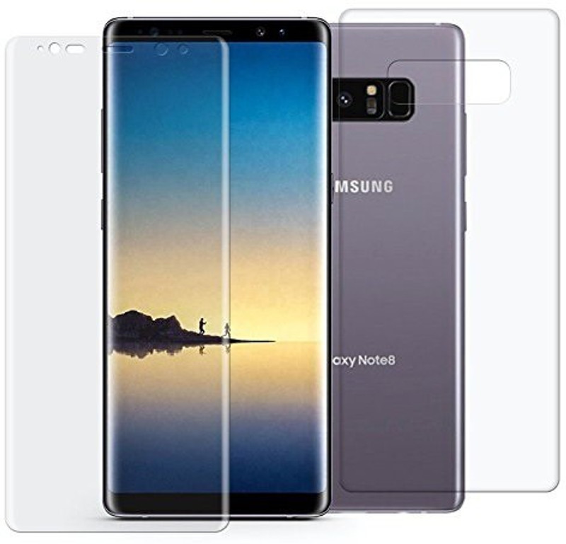 the best choice Nano Glass for Samsung Galaxy Note 8 Front and Back Full Body 360° Screen Guard,Buff Guard(Pack of 2)