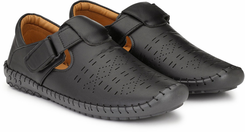 PROVOGUE Men Black Sports Sandals PROVOGUE Men Black Sports Sandals