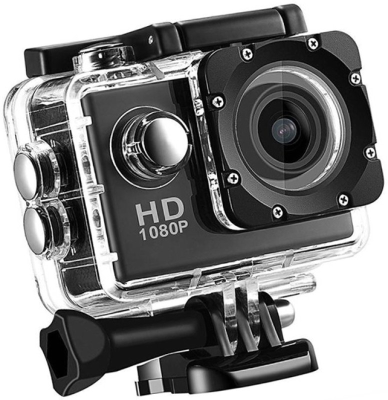 ALONZO 1080p 12MP Sports Waterproof Camera with Micro SD Card Slot and Multi Language Action Video up to 30M 2 inch LCD Wide Angle Sports and Action Camera(Black, 12 MP) RS.670 (76.00% Off) - Flipkart