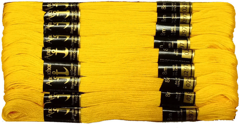 madura coats Yellow Thread(8 Pack of10)