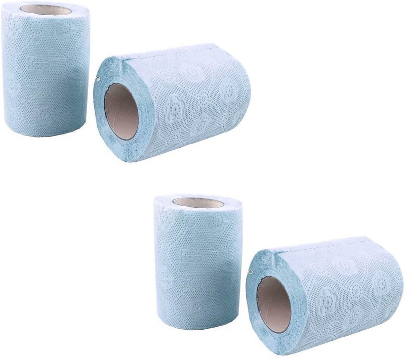 bludug t 2 Ply Blue Color Toilet Paper Roll Toilet Paper Roll(2 Ply, 150 Sheets)