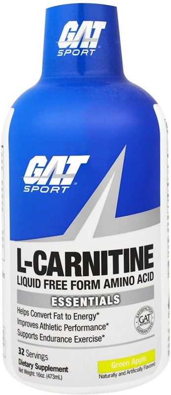 GAT Essentials Liquid L-Carnitine Drink ( Green Apple)(473 ml)