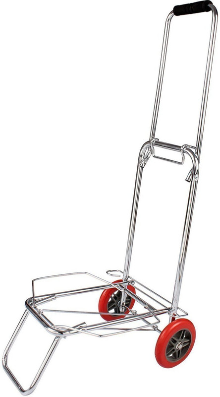 bluwings Metal Bar Trolley(Finish Color - Silver)