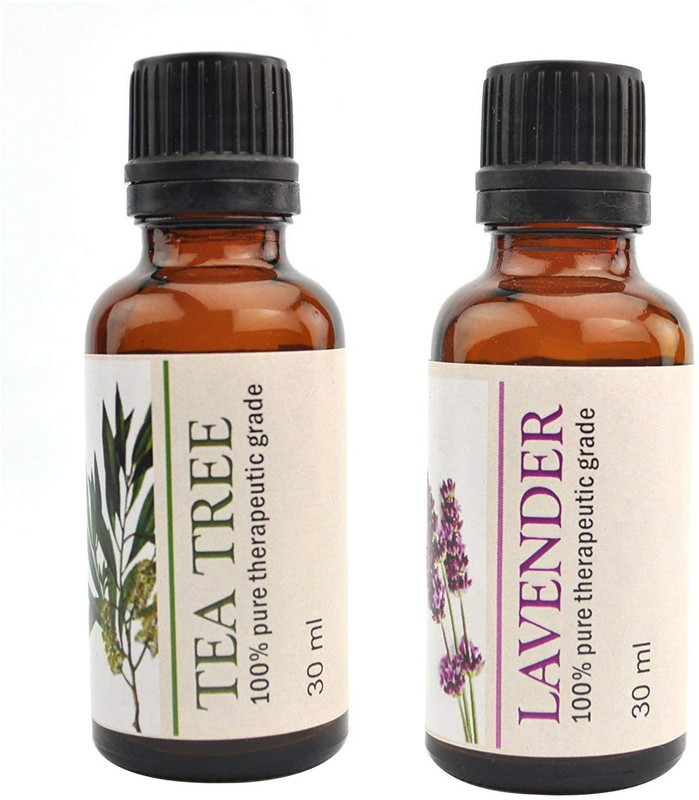 karmakara 100% pure Therapeutic Grade undiluted essential oils in 30 ml Bottles-Tea Tree Lavender essential oil Hair grow & skin care(30 ml)