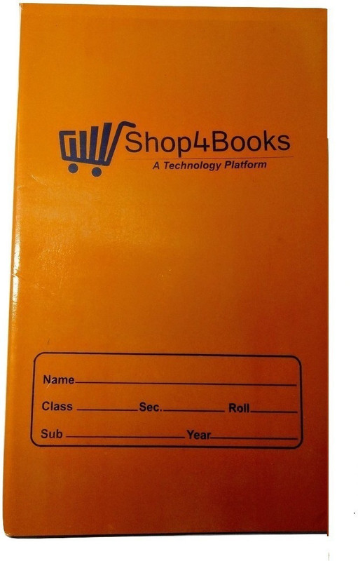 shop4books Regular Notebook(Long Notebook, White, Pack of 5)