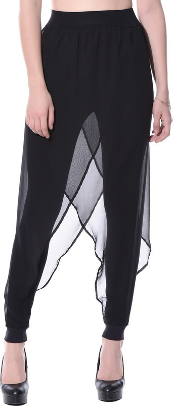 Uptownie Lite Solid Poly Crepe Women Harem Pants