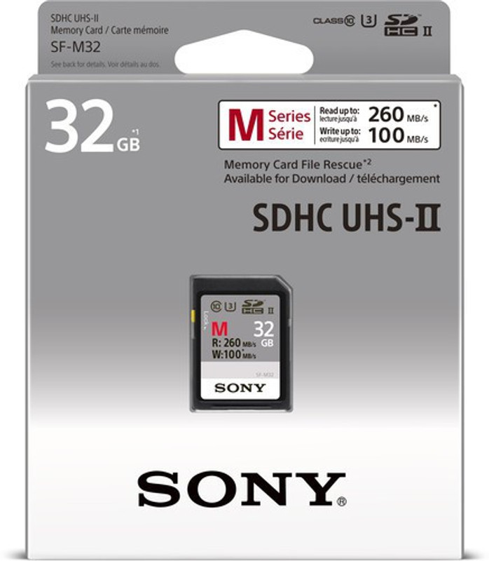 Sony M 32 GB SD Card Class 10 260 MB/s Memory Card
