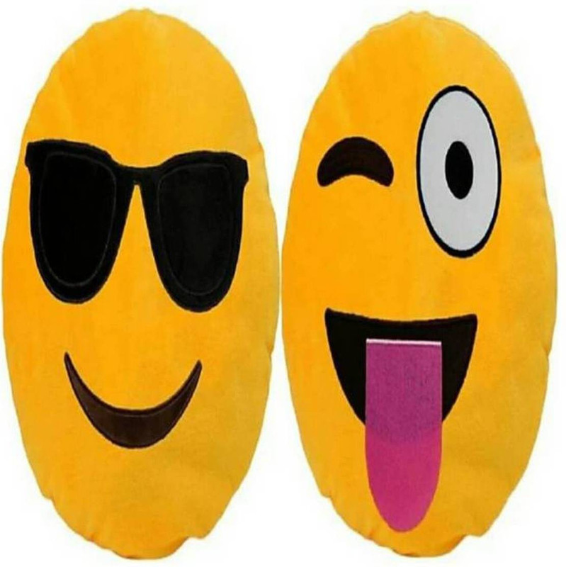 royal aditya Microfibre Round Decorative Cushion Pack of 2(Yellow)